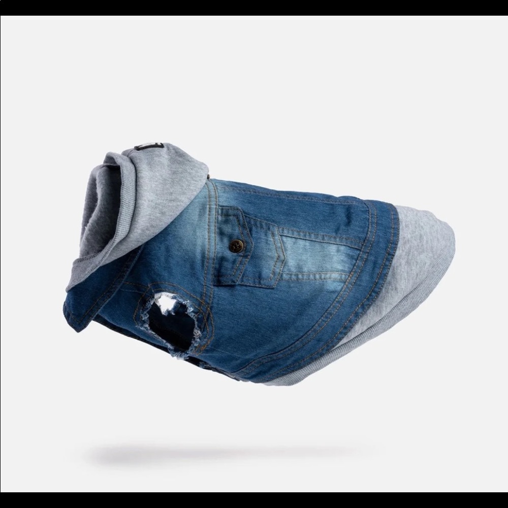 Tyson Denim Jean Jacket for Dog - Picture 2 of 10